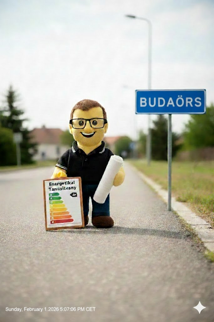 Energetikai tanúsítvány Budaörs– jogszabály szerint, szakértőtől