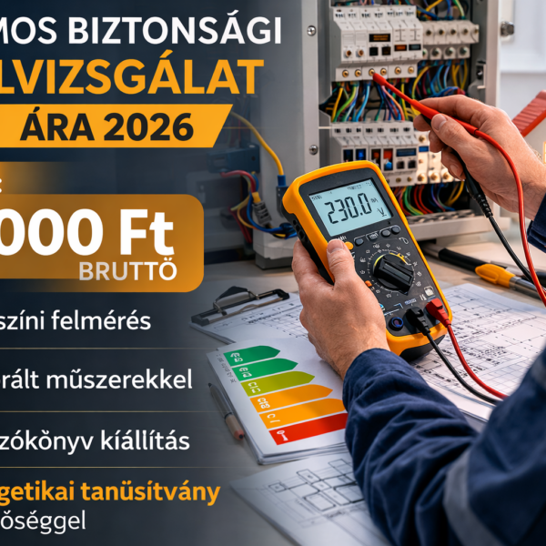 Villamos biztonsági felülvizsgálat ára 2026