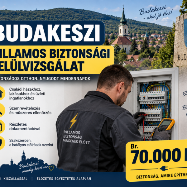 Villamos biztonsági felülvizsgálat - Budakeszi