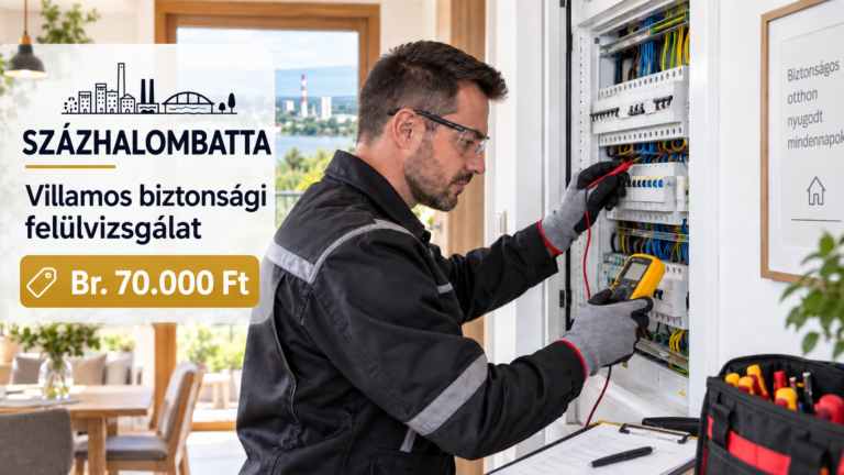 Villamos biztonsági felülvizsgálat Százhalombatta