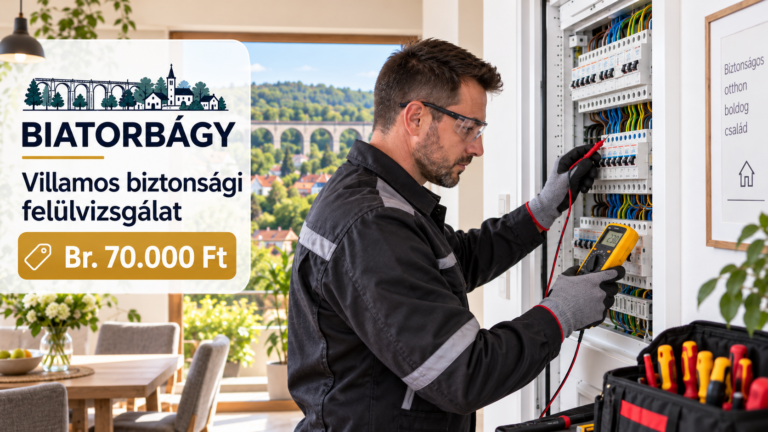Villamos biztonsági felülvizsgálat Biatorbágy